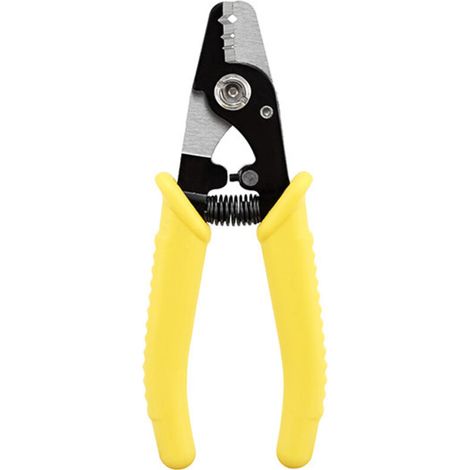 Fiber Optic Stripper with Three-Hole Segmented Stripping, Non-Slip Handle, Safety Loop for Loose Tubes, Bare Fibers, and Sheathed Fibers (1/5)