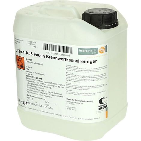 Nettoyant chaudière à condensation Fauch bidon de 5 kg