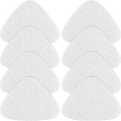 8 Pièces Recharge pour balai vapeur Vileda, housse de balai microfibre compatible avec les nettoyeurs vapeur Vileda Steam et Vileda Steam Plus-INHHUB
