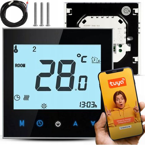 Cronos AC605H-WIFI Thermostat Schwarz