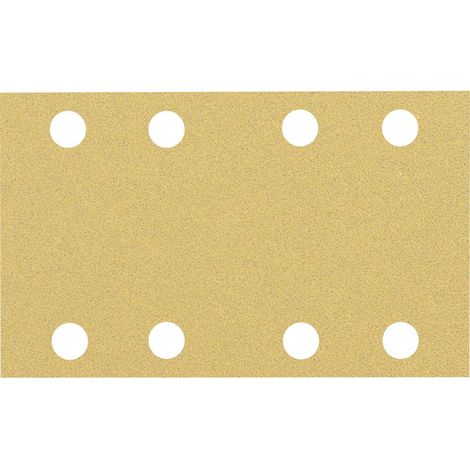 Bosch Accessories 2608901662 Papier abrasif pour ponceuse vibrante Grain 80 (L x l) 133 mm x 80 mm 50 pc(s)