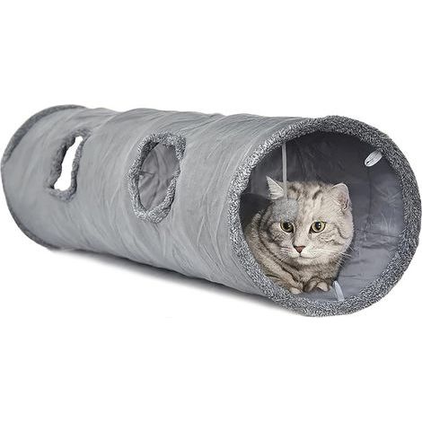 1 Katzentunnel – Braun – Durchmesser 30 x 130 cm (1/5)