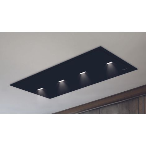 Hotte de plafond GEA FLAT 90 cm – Extraction périmétrique – 800 m3/h – Télécommande et application smartphone – Fabriquée en Italie – Baraldi