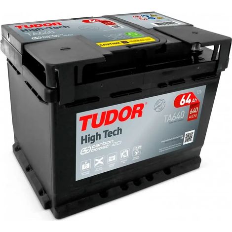 TUDOR TA640 Batería de Coche 64Ah 640A EN
