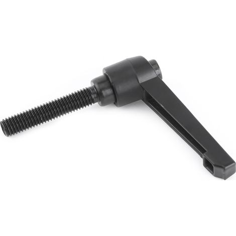 Verstellbarer Klemmhebel – Edelstahl – schwarzer Kunststoffgriff – M8x40 mm – Klemmwerkzeug