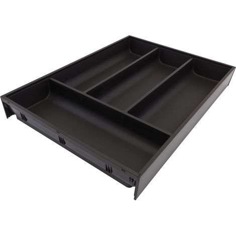 BLUM AMBIA-LINE Besteckeinsatz NL450mm,B300mm, Stahl carbonschwarz