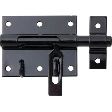 Candado de caja con cerradura de 12 mm / negro