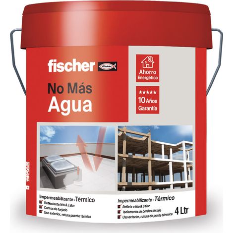 IMPERMEABILIZANTE EMBALDOSABLE TERMICO BLANCO 4L 564318 FISCHER