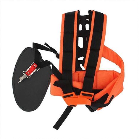 Taille haie Shoulder Strap Padded réglable pour Weed taille haie orange (1/5)