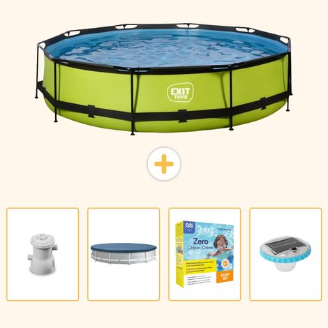 Exit-toys Piscine Exit Ronde - 360x76 cm - 5-pièces S178 (1/5)