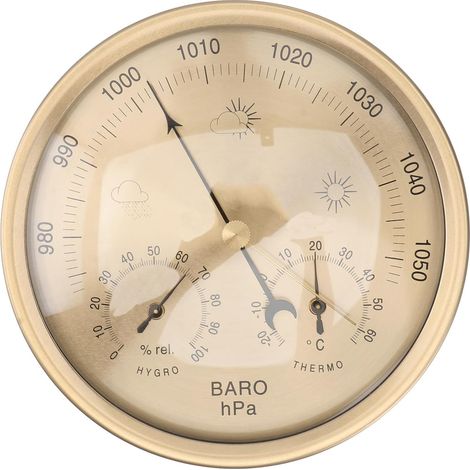 in 1 Wetterstation with Barometer Thermometer and Hygrometer