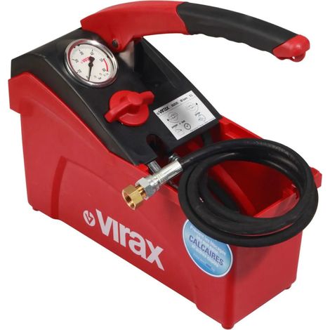 Virax - Bomba de prueba manual compacta, 50 bar, tanque de 5 L (1/3)