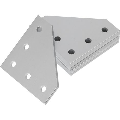teilige Verbindungsplatte aus Aluminium für Schienen