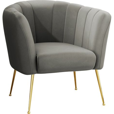 Sillón Orem 112, Magic Velvet 2217, 83x85x82cm, Tapiz, Patas: Metal, 0