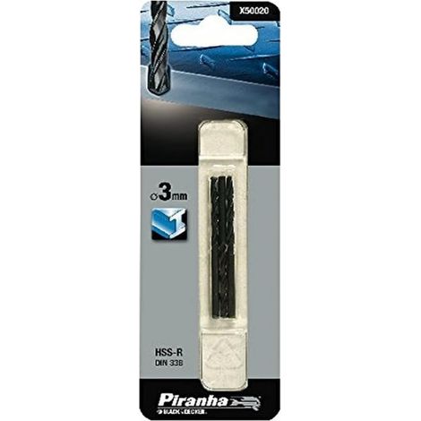 Punta per metallo 3 mm 3 pz Black and Decker X50020-QZ