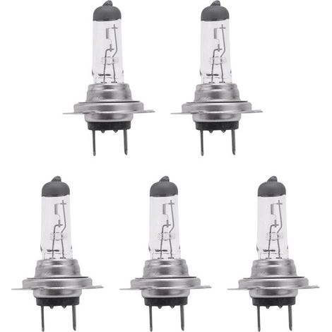 Adatto per 5 lampadine per fari auto H7 (477/499) 12V 55W PX26d alogene xenon