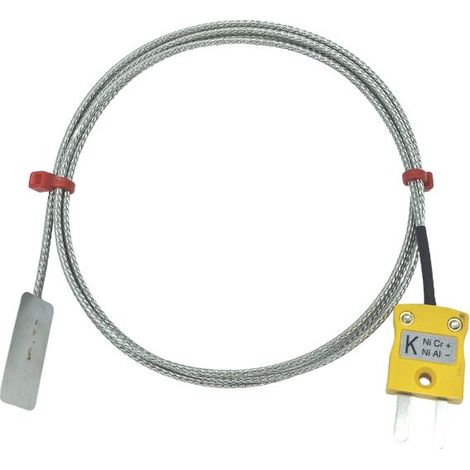 Thermocouple RS PRO type K Ø 13mm, L 25mm, +350°C max à Fiche mâle miniature ( Prix pour 1 )