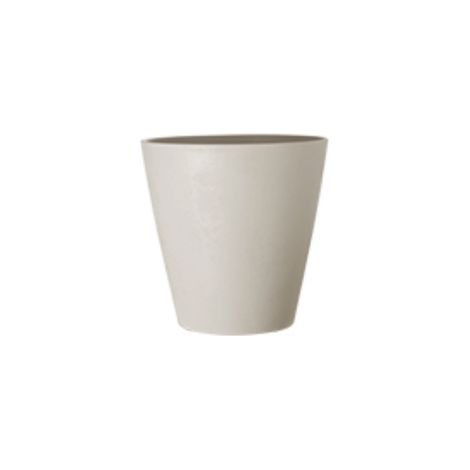 PLASTECNIC COPRIVASO SWING MOOD 15CM BIANCO PIETRA