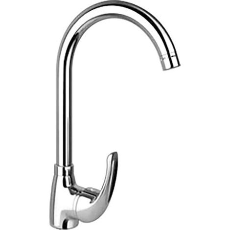 GRIFO MONOMANDO DE COCINA DE DISEÑO CURVO (1/2)
