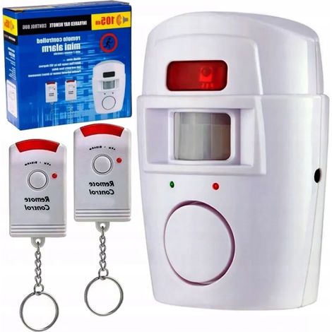 Allarme per casa e magazzino con sensore di movimento + 2 telecomandi wireless (1/5)