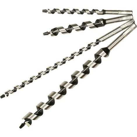 Mèche hélicoïdale à bois à tige hexagonale pour charpentier Coupe rapide Diamètre 30 mm Mèche à bois Longueur 230 mm