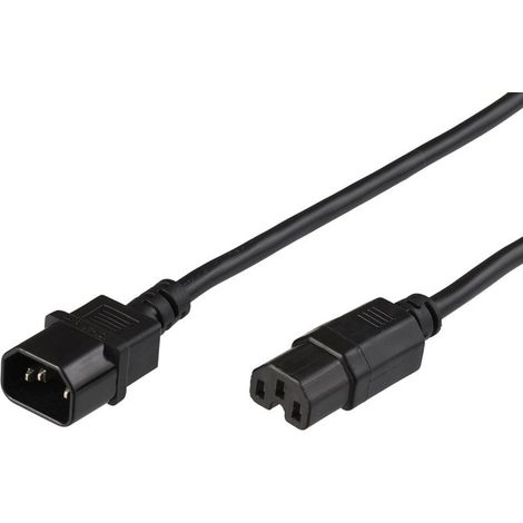 MicroConnect-Verlängerungskabel C14-C15 2 m