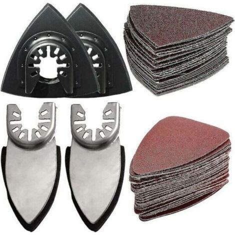 Kit de patins de ponçage de détail de 54 pièces compatibles avec le bois/gypse Autre thsinde de ponçage de polissage--TRIMEC-DOU