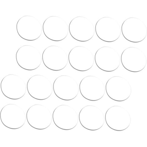 et butoirs de table en verre transparent de 25 mm patins (1/5)