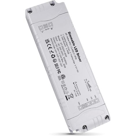Transformateur 220V 24V 80W 3.33A Dimmable Triac (1/5)