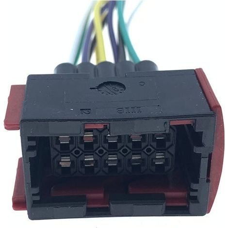 1-965423-1 Connecteur mâle/femelle 1-967240-1 Bloc optique de phare de voiture, prise 10 broches DJ7101K-3.5-11/21 -- Prise simple