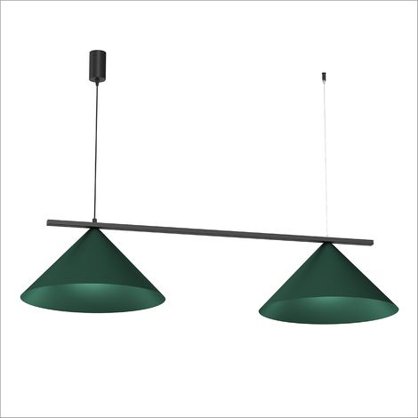 Suspension minimaliste à deux cônes 2xGX53 9W, collection CAPITAL, Milagro (1/5)
