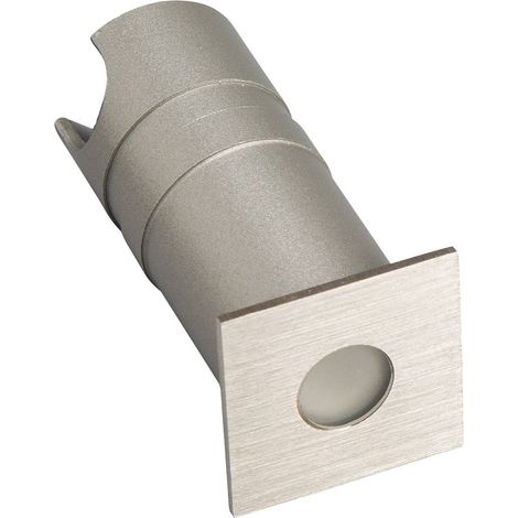 Encastré MINI BALI carré fixe inox brossé 3000K 1W IP65 - EUROPOLE - 46610 (1/3)