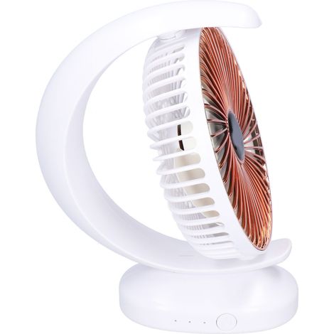 Mini-Tischventilator mit USB-Aufladung, verstellbar, sorgt für Luftzirkulation zu Hause, im Büro, auf Reisen und im Freien – ideales Sommergeschenk (1/5)