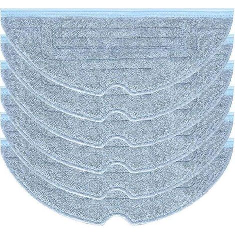 6pcs Serpillière pour Roborock S7 Pro Ultra S7 MaxV Ultra S7 Plus S7 Max Pièces de Rechange Accessoires pour Roborock S7 T7s T7s Plus Robot Aspirateur-- (1/4)
