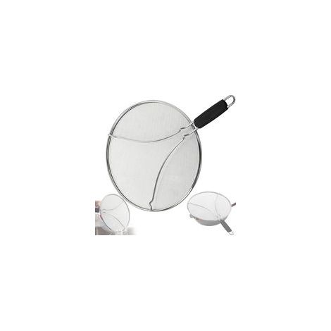 Écran anti-éclaboussures pour cuisine, acier inoxydable perforé, 33 cm, protection contre les éclaboussures d'huile
