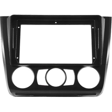Kit d'habillage de tableau de bord avec adaptateur audio et cadre pour autoradio DVD de voiture (9 pouces) pour BMW Série 1 E88 E82 E81 E87 (2004-2011). (1/5)