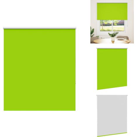 Verdunkelungsrollo Grün 135x130cm Stoffbreite 131,6cm Polyester - Verdunkelungsrollo - Verdunkelungsrollos - Rollo - Verdunklungsrollo (1/5)