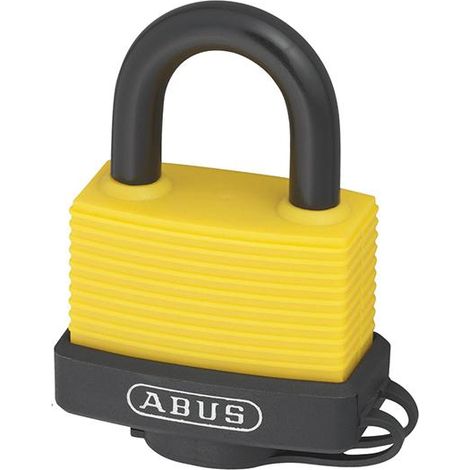 ABUS 51232 70AL/45mm Aluminum Padlock in Assorted Colors – Mechanical Lock with Carded Packaging (1/3)