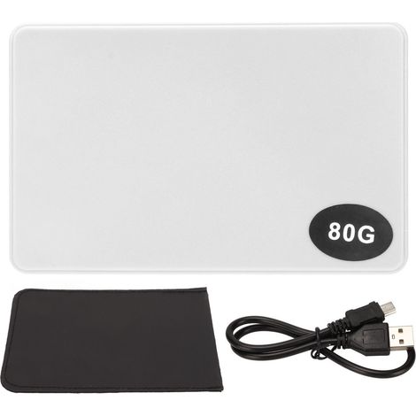 Disque dur externe 2,5 pouces USB 2.0 haute vitesse, portable HDD pour Windows et OS X, transmission rapide des données (1/5)