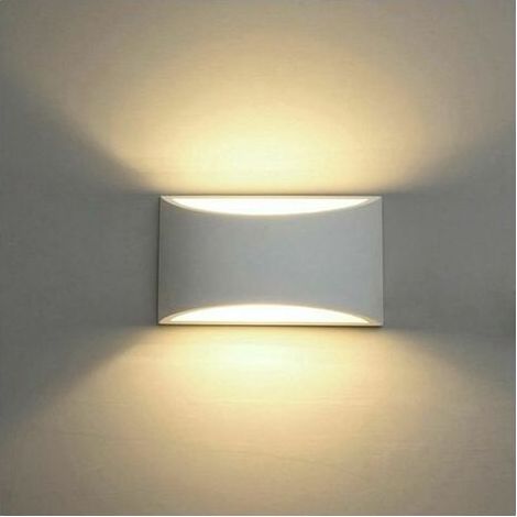 royaluxe -Aluminium led applique murale moderne minimaliste chambre htel chevet applique murale blanc chaud blanc lumiére blanc 7W lumiére blanche chaude (1/5)