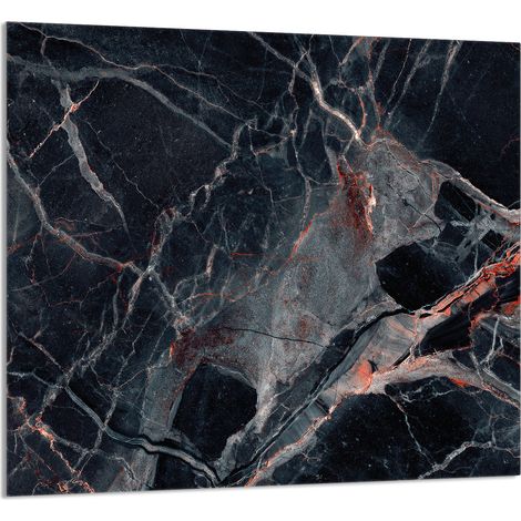 Panneau de verre pour cuisine 65x60 Marbre (1/5)