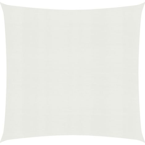 Voile d'ombrage Voile de parasol - 160 g/m² Blanc 2,5x2,5 m PEHD BV889029 - BonneVie (1/5)