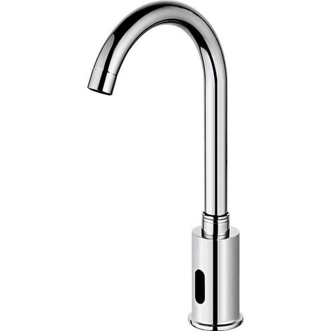 Fully automatic induction faucet, intelligent infrared hot and cold induction water outlet, hot and cold six-piece set (1/5)