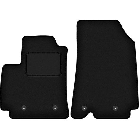 Tapis avant noirs pour Renault Arkana crossover (2021-)