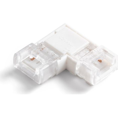 Conector Hipopótamo "L" para Tira LED Monocolor 12-24V DC Ancho 8 mm 8 mm (1/3)