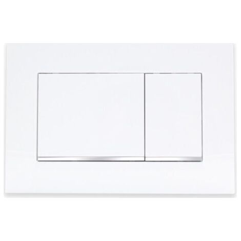Plaque de déclenchement avec déclencheur de rinçage, plaque de déclenchement WC compatible avec Geberit Sigma 30, plastique ABS pour plus de durabilité et de durabilité, installation facile (1/4)