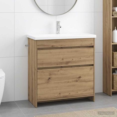 Juego de muebles de baño Roble Artesanal 81 x 40 x 84,5 cm