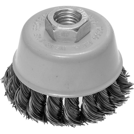 Spazzola metallica graphite 57t413 filo acciaio 12500 rpm