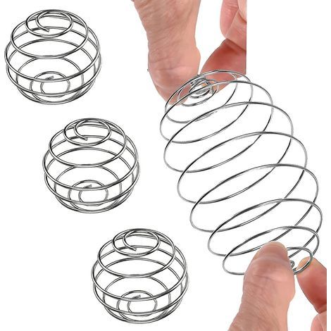 10 stainless steel mixing balls, protein powder balls, with thread - AquaForge (1/5)