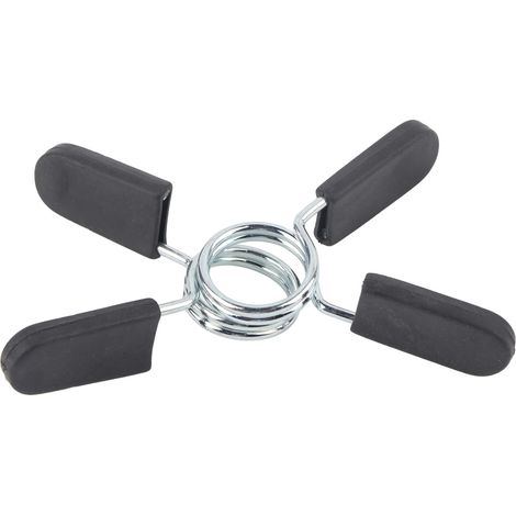 Lot de 2 pinces de serrage à ressort pour haltères de 25 mm, avec clip de verrouillage, pour l'entraînement au yoga. (1/5)